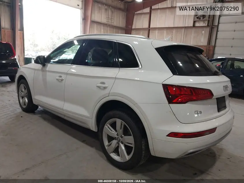 2019 AUDI Q5 VIN WA1ANAFY9K2075290 — фото 3