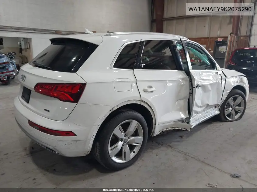 2019 AUDI Q5 VIN WA1ANAFY9K2075290 — фото 4