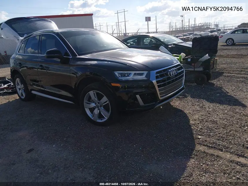 AUDI Q5 2019, VIN WA1CNAFY5K2094766