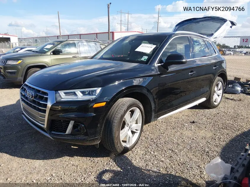 2019 AUDI Q5 VIN WA1CNAFY5K2094766 — фото 2