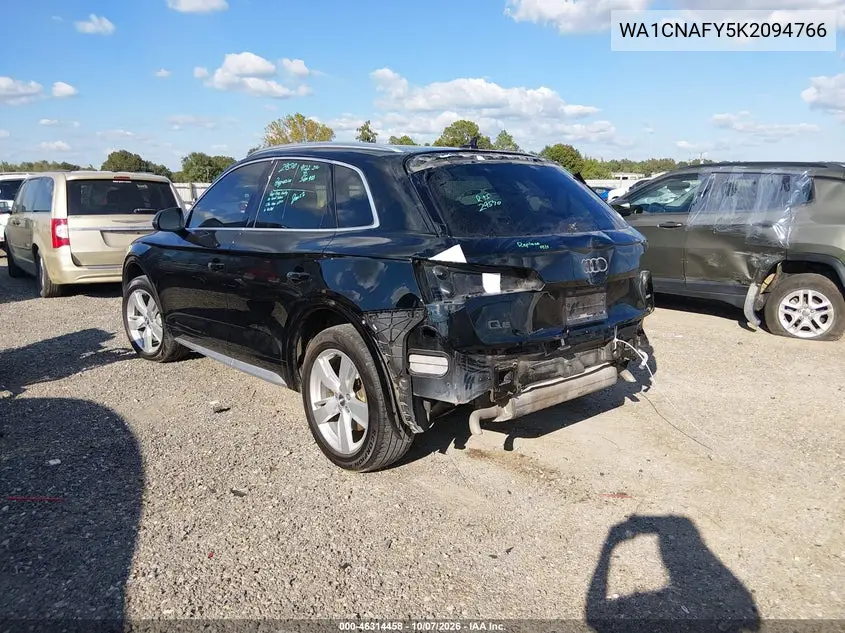 2019 AUDI Q5 VIN WA1CNAFY5K2094766 — фото 3