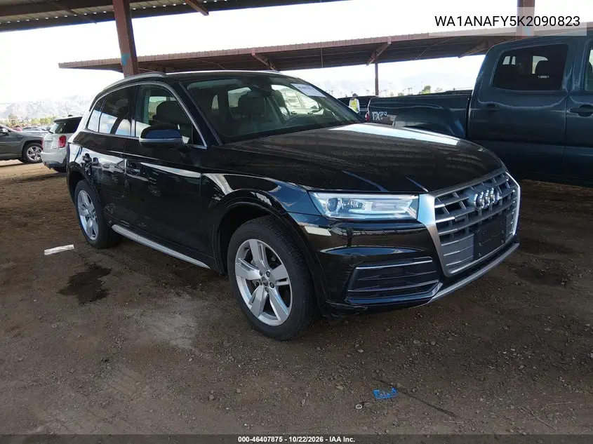 AUDI Q5 2019, VIN WA1ANAFY5K2090823