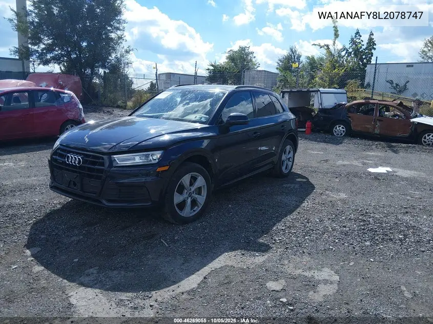 2020 AUDI Q5 VIN WA1ANAFY8L2078747 — фото 2