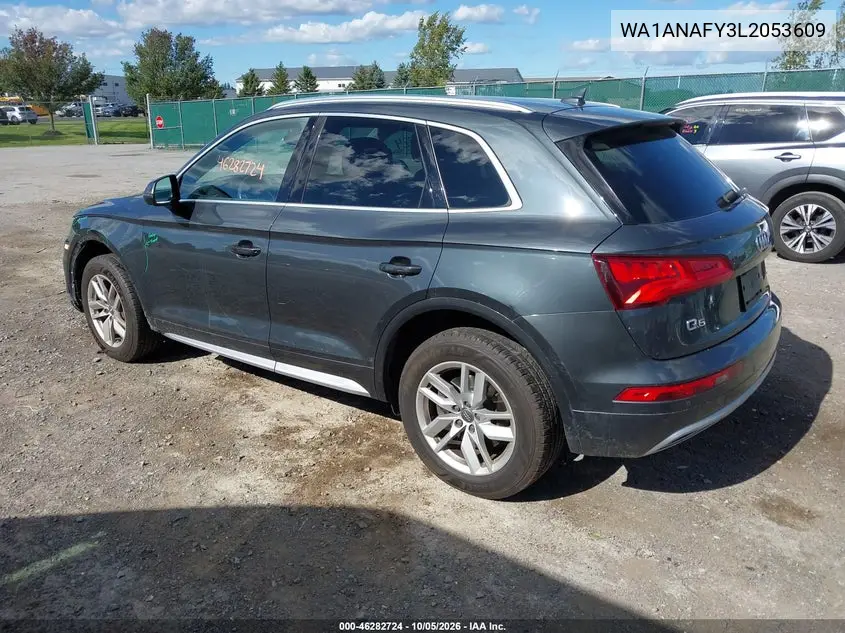 2020 AUDI Q5 VIN WA1ANAFY3L2053609 — фото 3