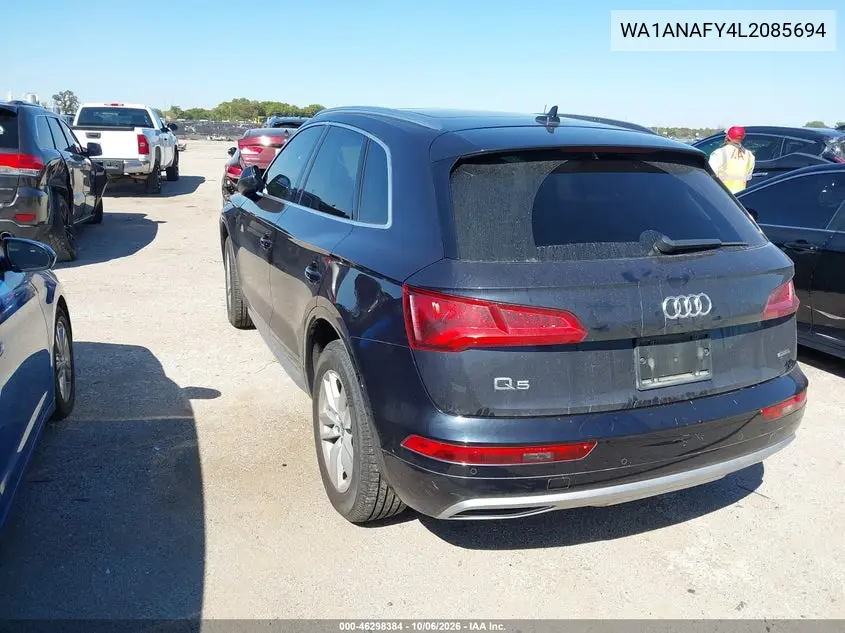 2020 AUDI Q5 VIN WA1ANAFY4L2085694 — фото 3