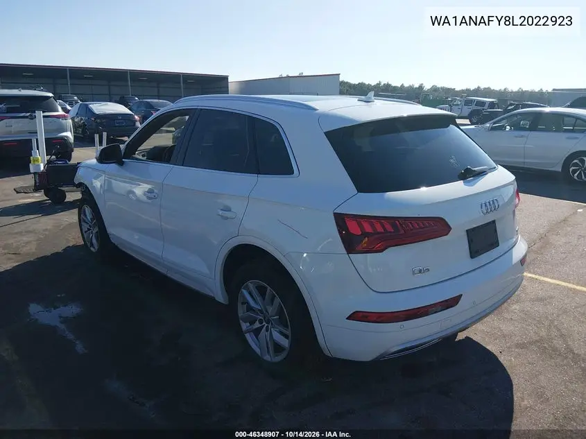 2020 AUDI Q5 VIN WA1ANAFY8L2022923 — фото 3