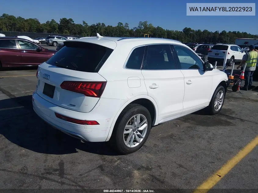 2020 AUDI Q5 VIN WA1ANAFY8L2022923 — фото 4