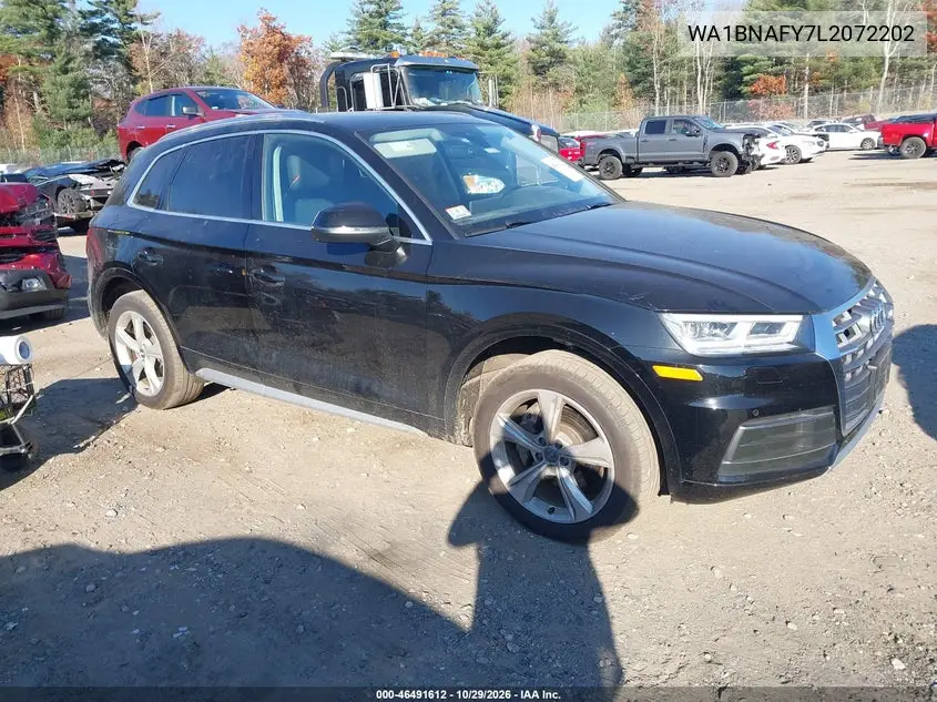 AUDI Q5 2020, VIN WA1BNAFY7L2072202