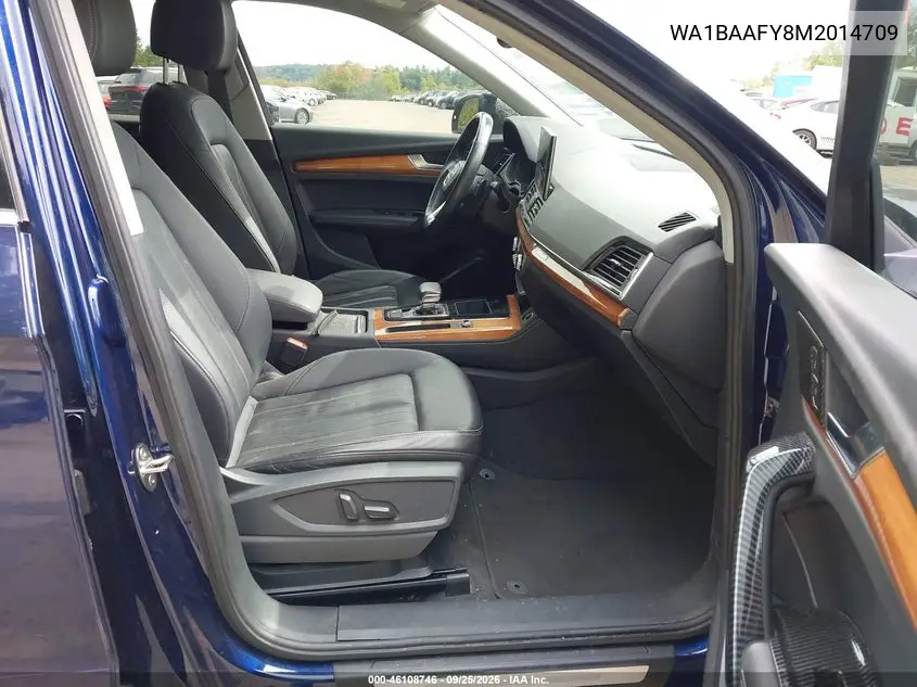 2021 AUDI Q5 VIN WA1BAAFY8M2014709 — фото 5