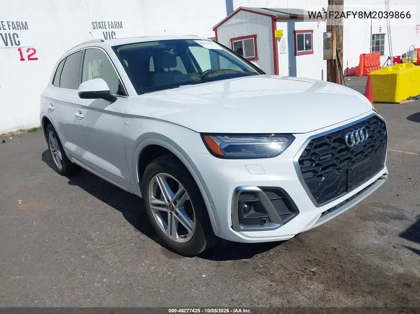 AUDI Q5 2021, VIN WA1F2AFY8M2039866