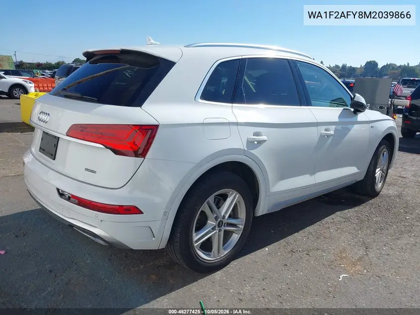 2021 AUDI Q5 VIN WA1F2AFY8M2039866 — фото 4