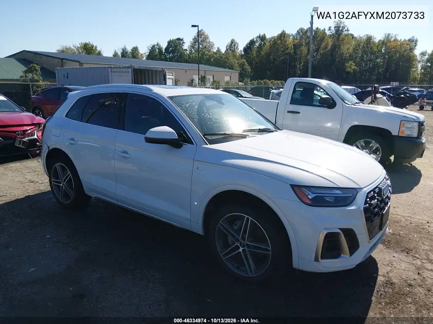 AUDI Q5 2021, VIN WA1G2AFYXM2073733