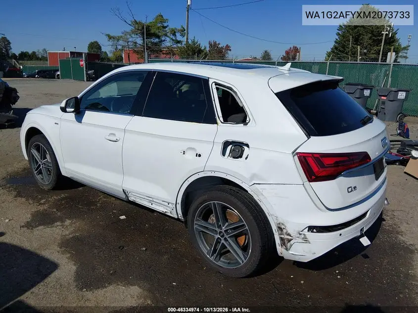 2021 AUDI Q5 VIN WA1G2AFYXM2073733 — фото 3