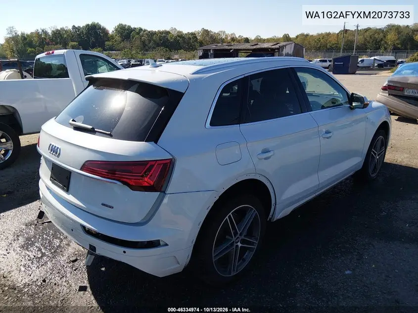 2021 AUDI Q5 VIN WA1G2AFYXM2073733 — фото 4