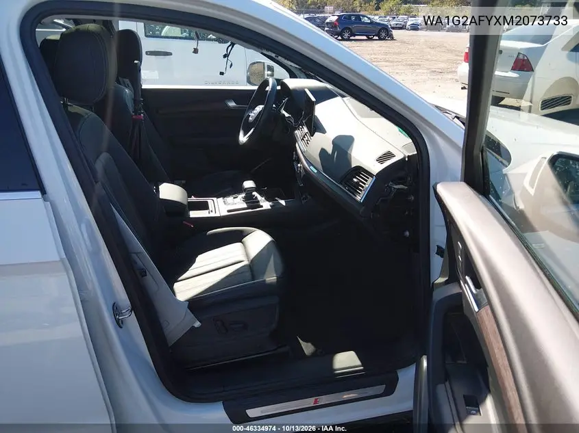 2021 AUDI Q5 VIN WA1G2AFYXM2073733 — фото 5