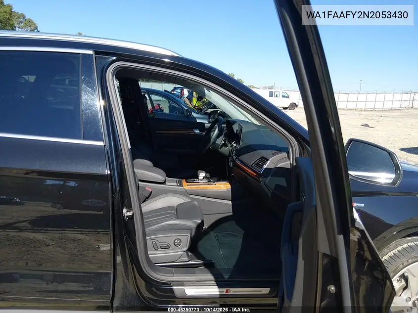 2022 AUDI Q5 VIN WA1FAAFY2N2053430 — фото 5