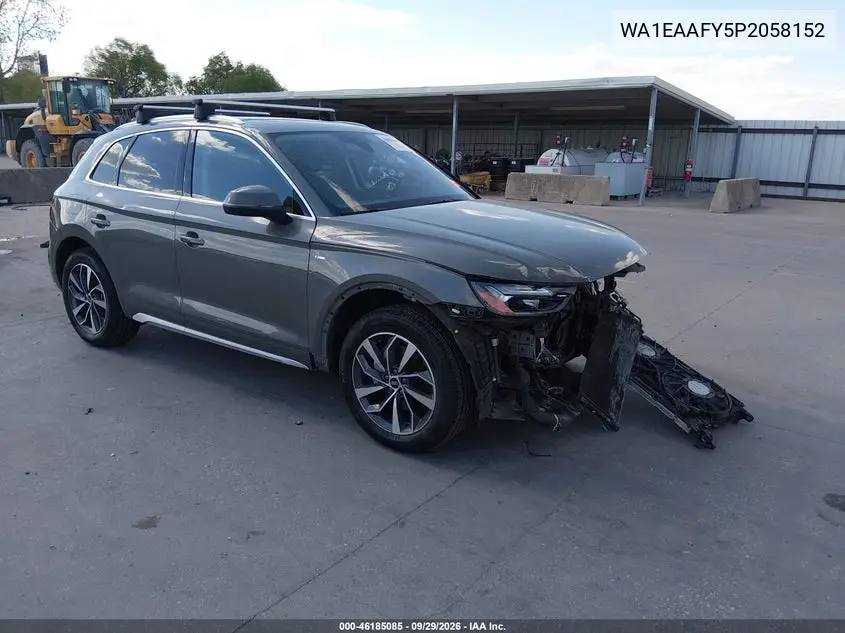 AUDI Q5 2023, VIN WA1EAAFY5P2058152