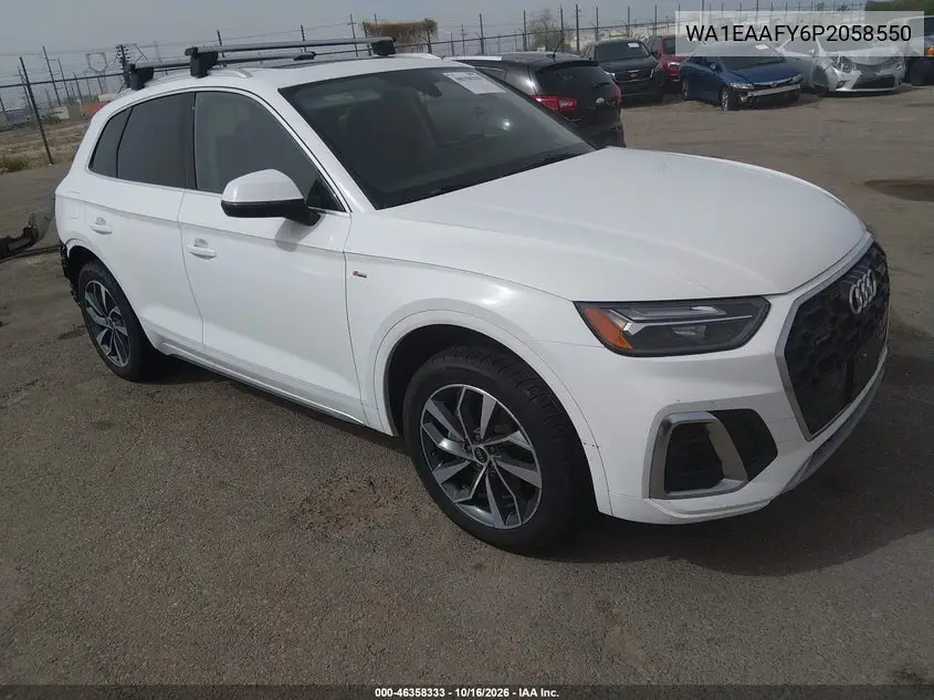 AUDI Q5 2023, VIN WA1EAAFY6P2058550