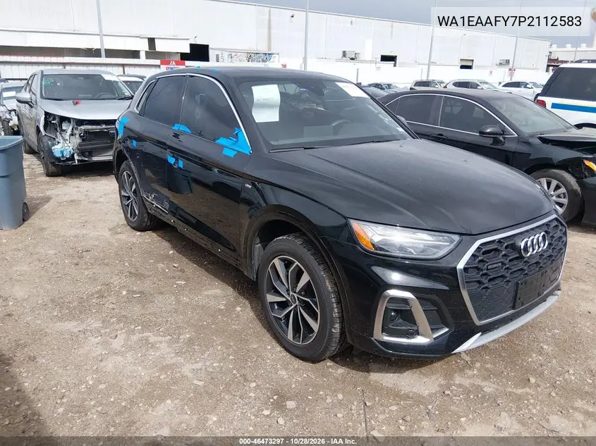 AUDI Q5 2023, VIN WA1EAAFY7P2112583