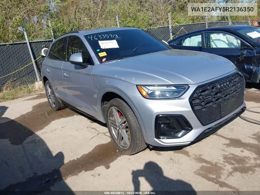AUDI Q5 2024, VIN WA1E2AFY5R2136350