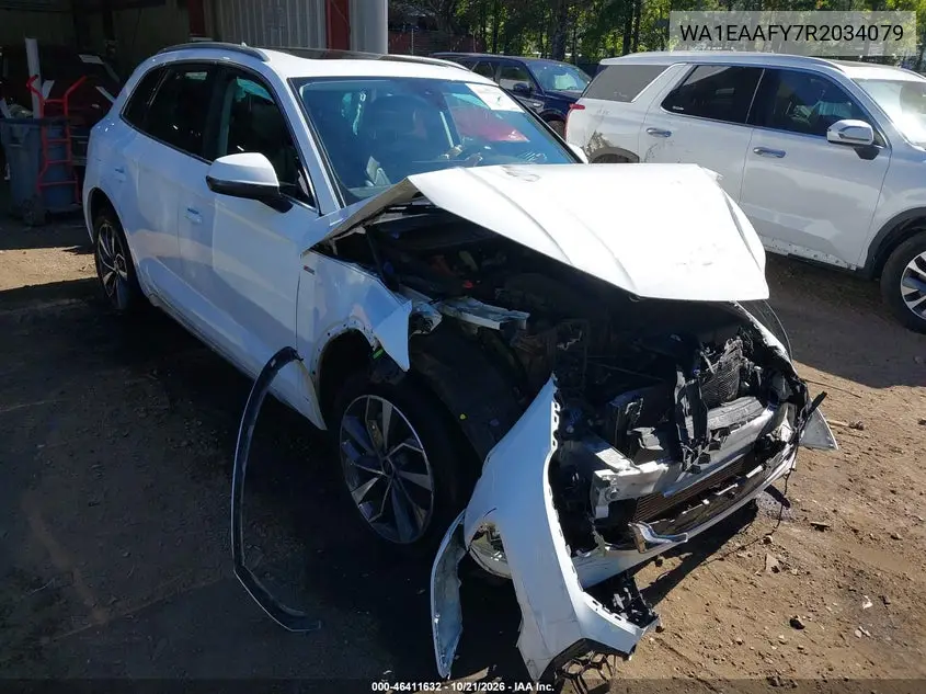 AUDI Q5 2024, VIN WA1EAAFY7R2034079