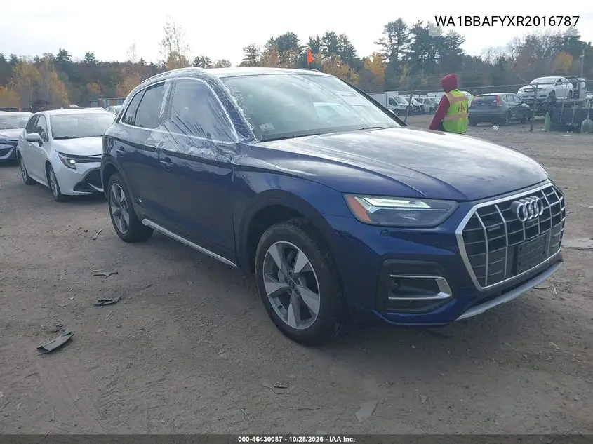 AUDI Q5 2024, VIN WA1BBAFYXR2016787