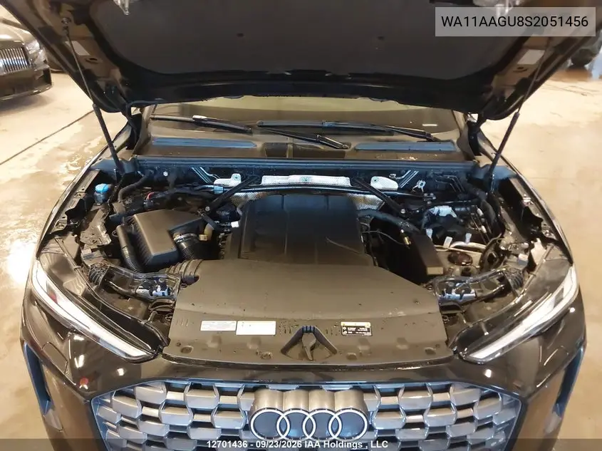 2025 AUDI Q5 VIN WA11AAGU8S2051456 — фото 10