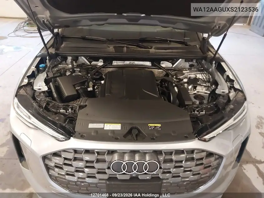 2025 AUDI Q5 VIN WA12AAGUXS2123536 — фото 10