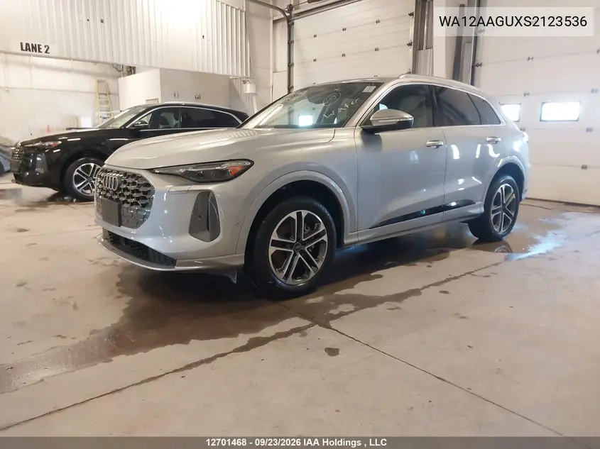 2025 AUDI Q5 VIN WA12AAGUXS2123536 — фото 2