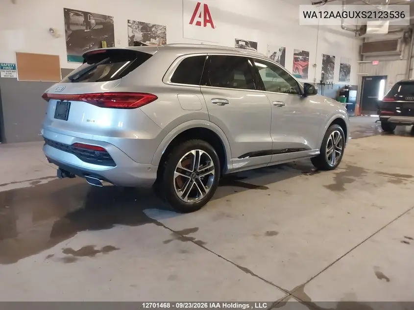 2025 AUDI Q5 VIN WA12AAGUXS2123536 — фото 4
