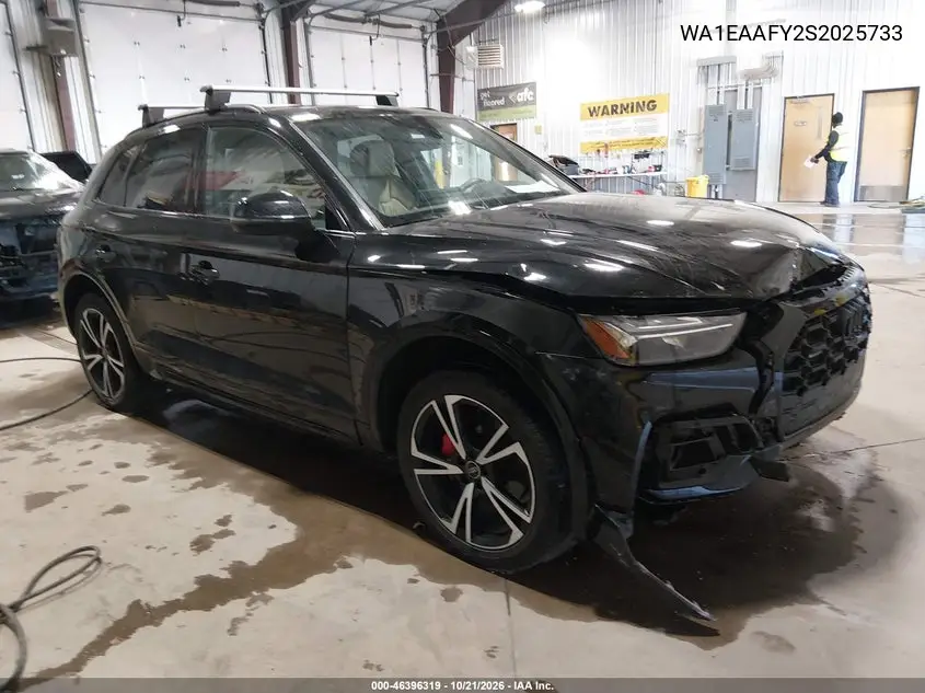 AUDI Q5 2025, VIN WA1EAAFY2S2025733