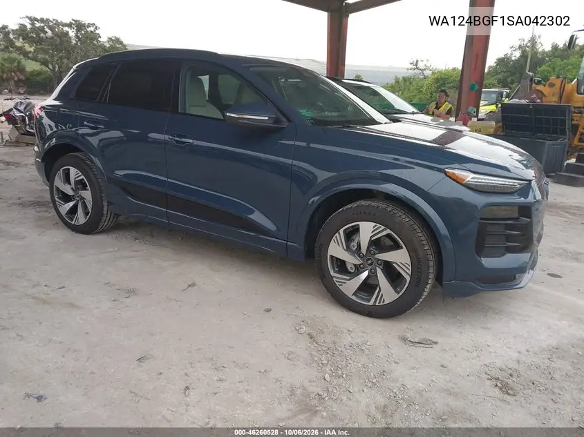 AUDI Q6 E-TRON 2025, VIN WA124BGF1SA042302