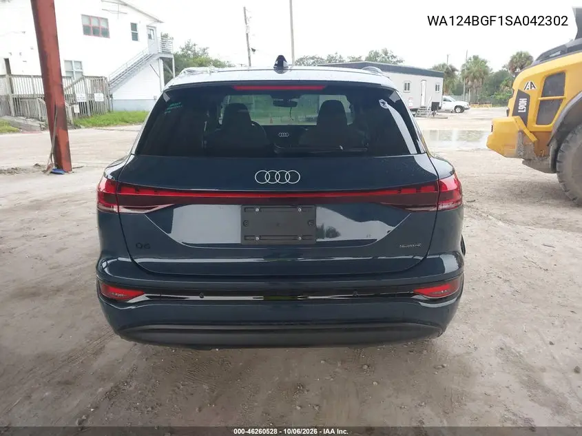 2025 AUDI Q6 E-TRON VIN WA124BGF1SA042302 — фото 17