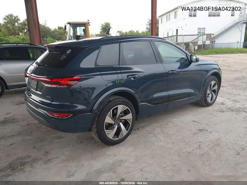 2025 AUDI Q6 E-TRON VIN WA124BGF1SA042302 — фото 4