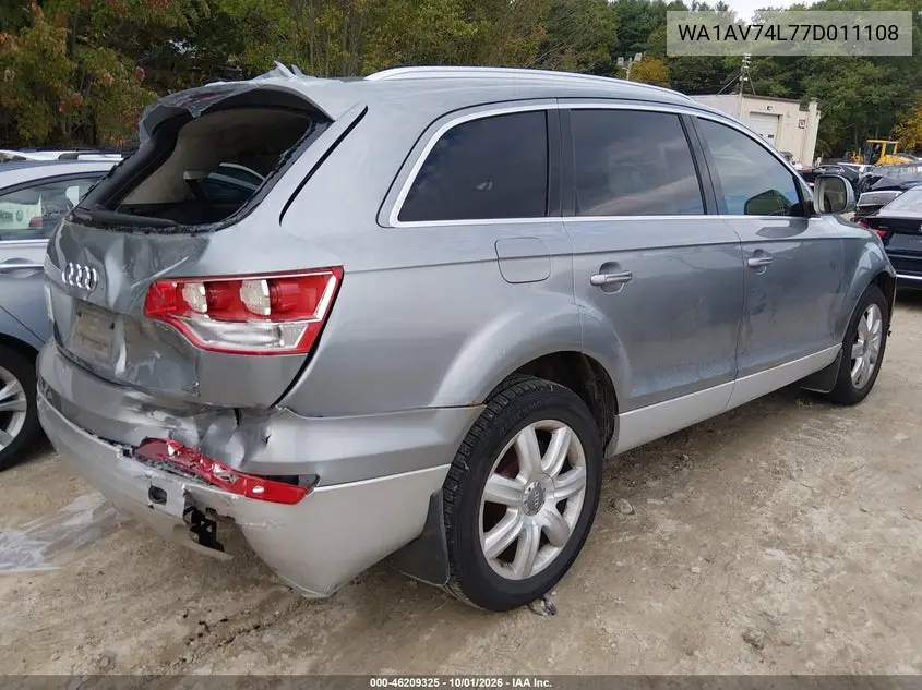 2007 AUDI Q7 VIN WA1AV74L77D011108 — фото 4