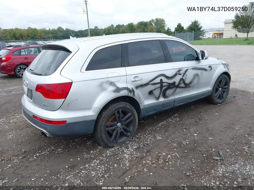 2007 AUDI Q7 VIN WA1BY74L37D059250 — фото 4