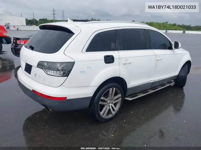 2008 AUDI Q7 VIN WA1BY74L18D021033 — фото 4