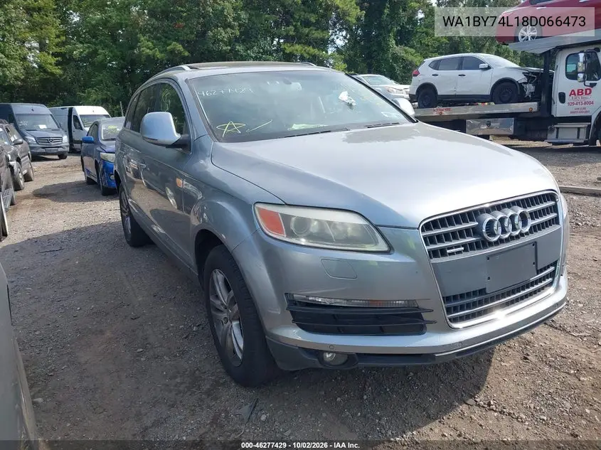 AUDI Q7 2008, VIN WA1BY74L18D066473