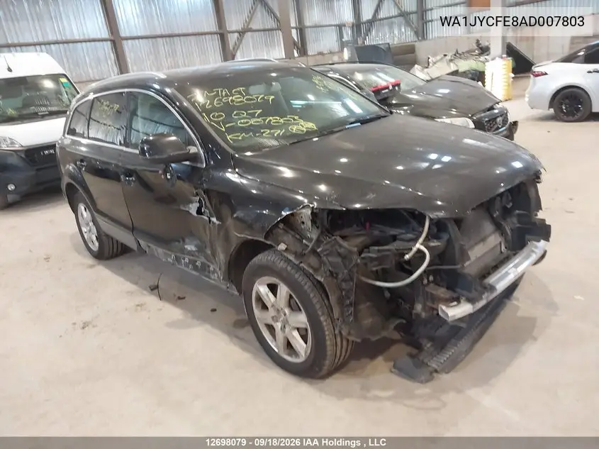 AUDI Q7 2010, VIN WA1JYCFE8AD007803