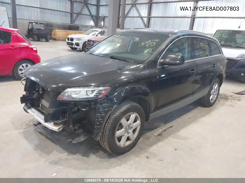 2010 AUDI Q7 VIN WA1JYCFE8AD007803 — фото 2
