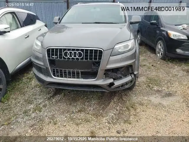 2011 AUDI Q7 VIN WA1MMCFE4BD001989 — фото 6