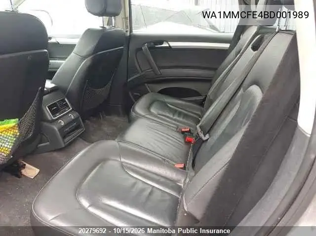 2011 AUDI Q7 VIN WA1MMCFE4BD001989 — фото 8