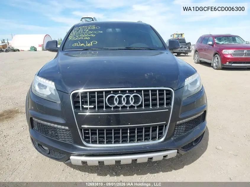 2012 AUDI Q7 VIN WA1DGCFE6CD006300 — фото 12