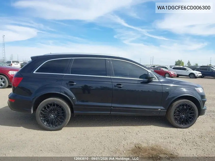 2012 AUDI Q7 VIN WA1DGCFE6CD006300 — фото 13