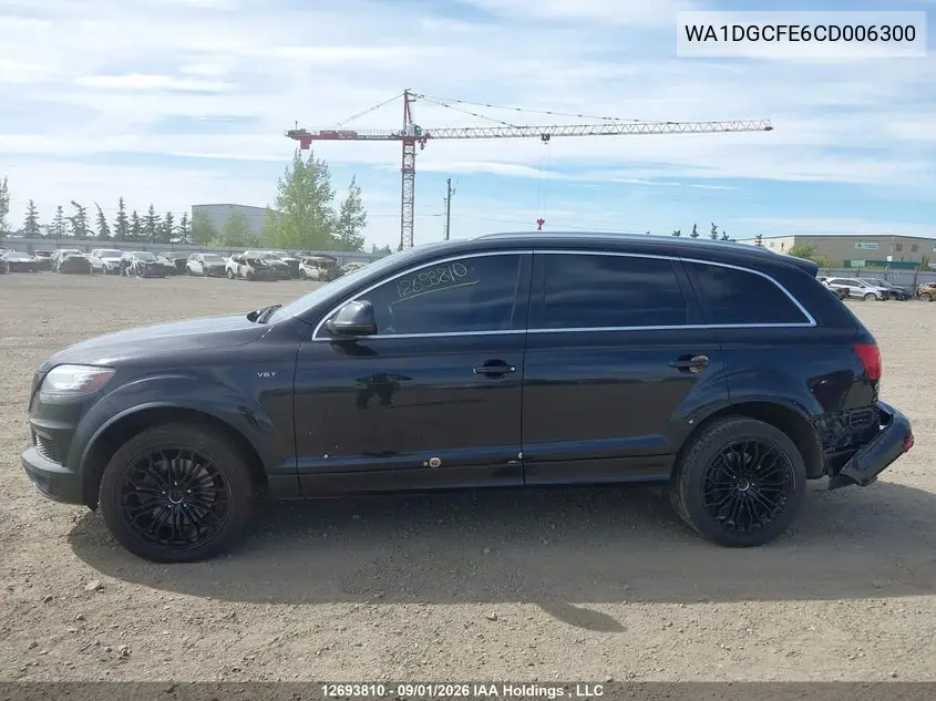 2012 AUDI Q7 VIN WA1DGCFE6CD006300 — фото 14