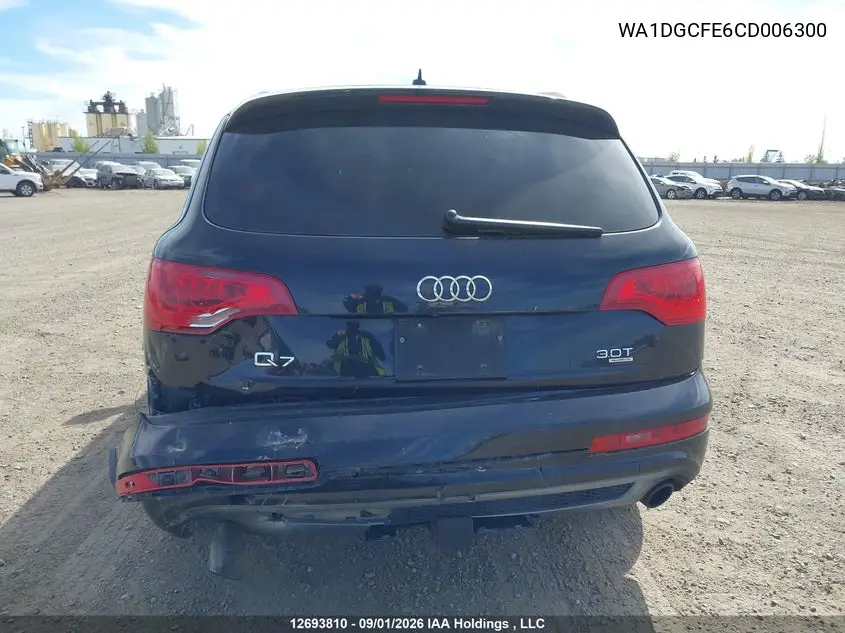 2012 AUDI Q7 VIN WA1DGCFE6CD006300 — фото 16