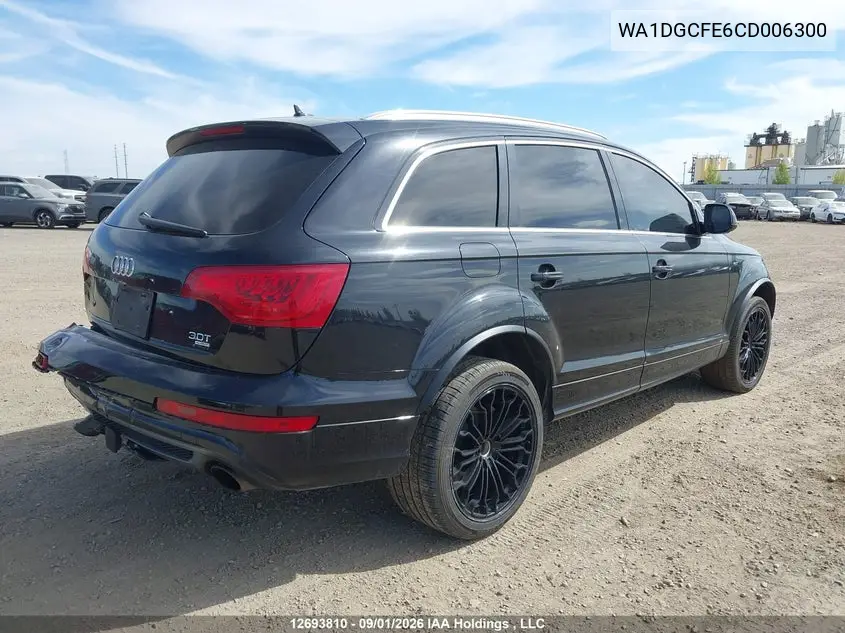 2012 AUDI Q7 VIN WA1DGCFE6CD006300 — фото 4