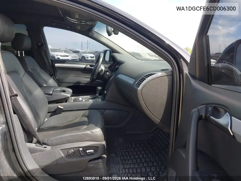2012 AUDI Q7 VIN WA1DGCFE6CD006300 — фото 5