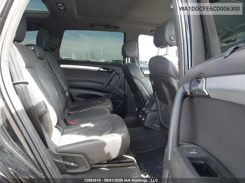 2012 AUDI Q7 VIN WA1DGCFE6CD006300 — фото 8