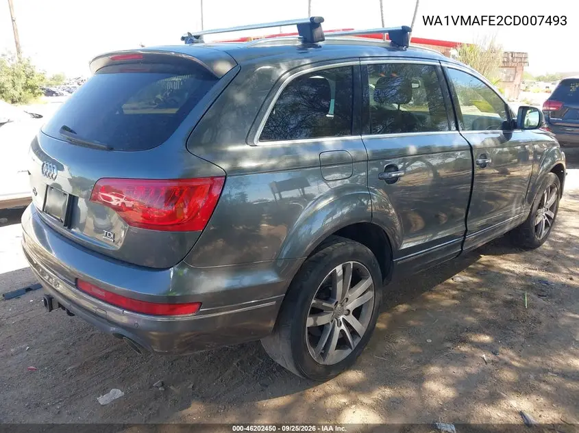 2012 AUDI Q7 VIN WA1VMAFE2CD007493 — фото 4